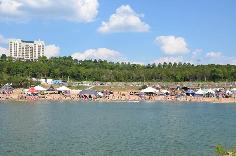 Moonshine Beach Recreation Area is a very popular sandy swimming beach along the shores of Table Rock Lake. 