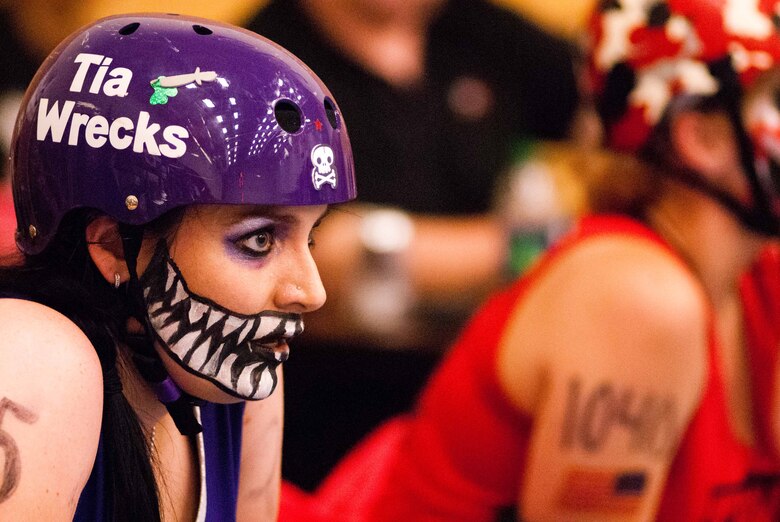 Ashley Dailide, Seattle District Environmental and Cultural Resource Branch archaeologist is a two-year roller derby veteran.