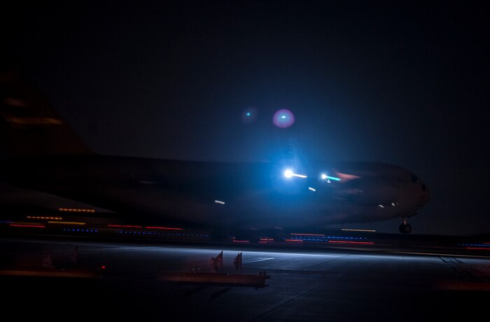 A C-17 Globemaster III takes off to perform “touch and goes” July 17, 2013, at Joint Base Charleston – Air Base, S.C. Airmen from the 437th Airlift Wing work around the clock on the flightline to provide combat-ready C-17A aircrews, mission support personnel and processes for 53 assigned aircraft to meet White House, Department of State and Joint Chiefs of Staff-directed global deployment, employment and resupply of Department of Defense and allied forces via air-land and airdrop operations. (U.S. Air Force photo/ Senior Airman Dennis Sloan)