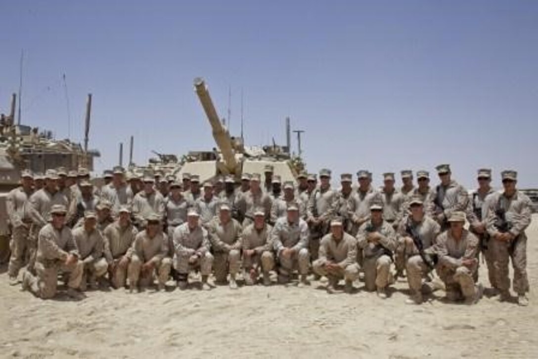 The 35th commandant of the Marine Corps, General James F. Amos, visits Marines and Sailors during a battlefield circulation at Forward Operating Base Shir Gazay, Helmand Province, Afghanistan on June 19, 2013. (U.S. Marine Corps photo by Sgt. Mallory S. VanderSchans)(RELEASED)
