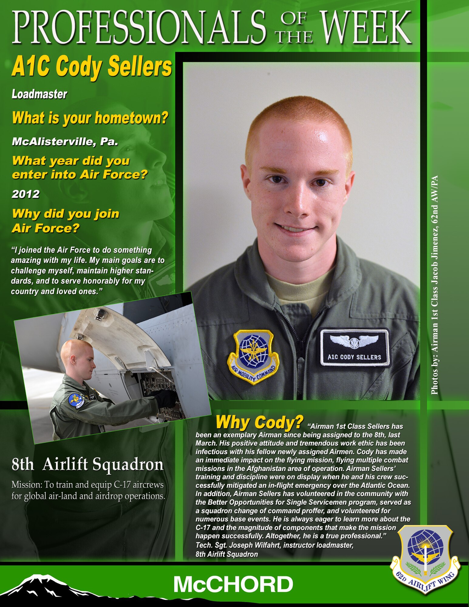Airman 1st Class Cody Sellers (U.S. Air Force graphic/Adamarie Lewis-Page)