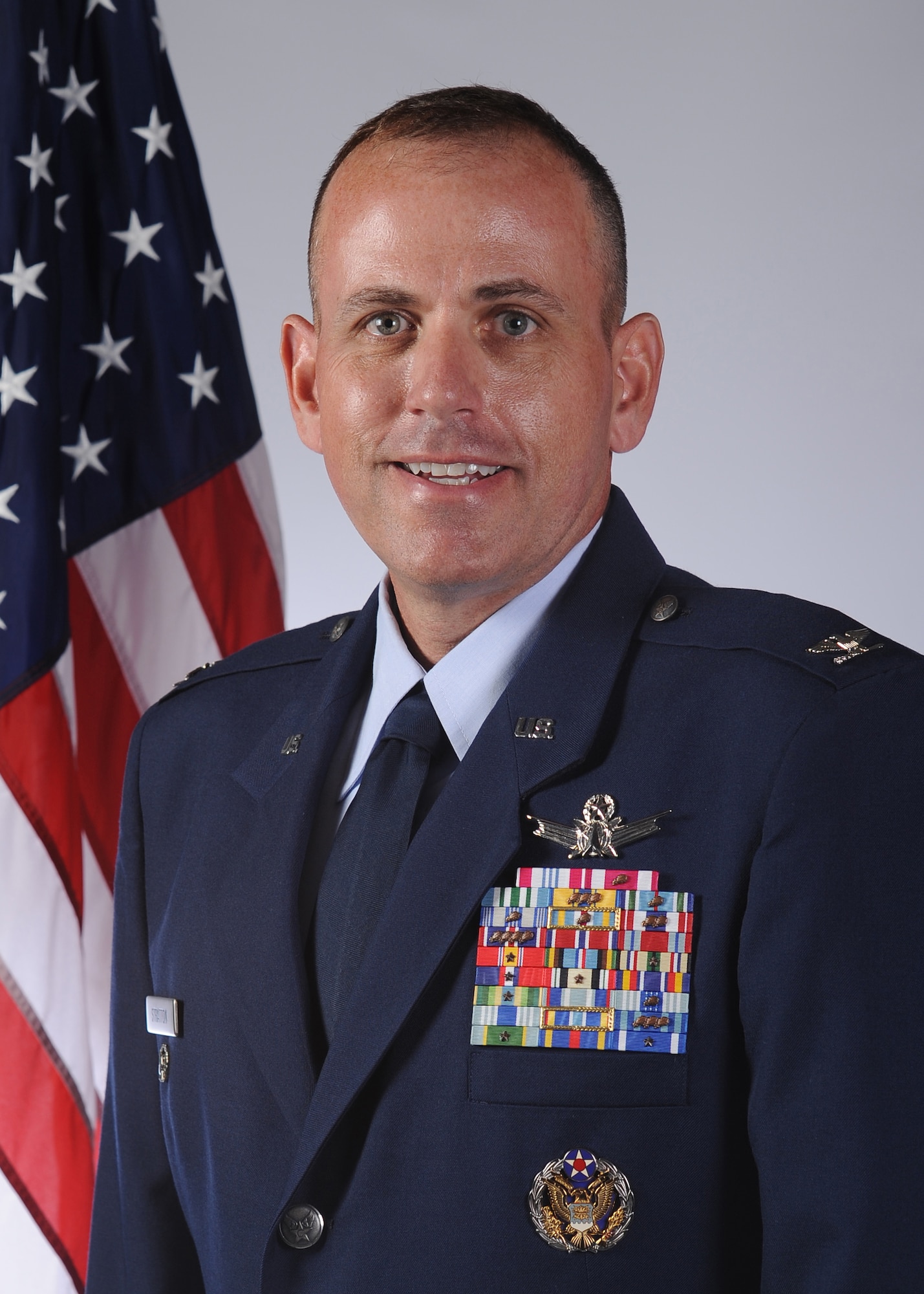 Col. Mitch D. Stratton, 460th Space Wing vice commander. (U.S. Air Force courtesy photo)