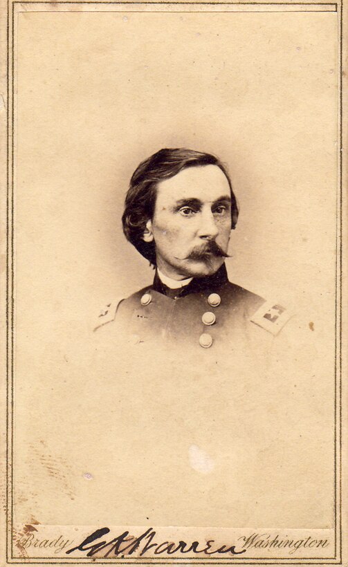 Carte de visite photograph of Gouverneur K. Warren. no date, ca. 1860s.