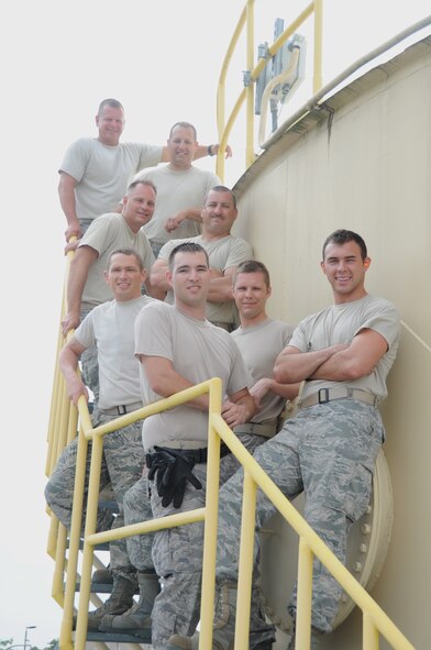 Members of the 442nd Logistics Readiness Squadron completed their annual tour training in Puerto Rico recently. The 442nd LRS is part of the 442nd Fighter Wing, an A-10 Thunderbolt II Air Force Reserve unit at Whiteman Air Force Base, Mo. (U.S. Air Force photo by Tech. Sgt. Tom Talbert/released)