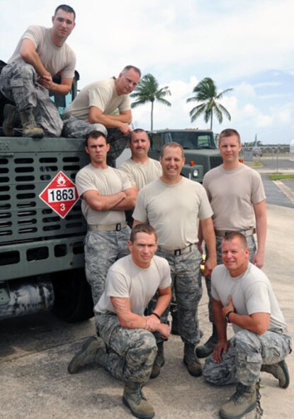 Members of the 442nd Logistics Readiness Squadron completed their annual tour training in Puerto Rico recently. The 442nd LRS is part of the 442nd Fighter Wing, an A-10 Thunderbolt II Air Force Reserve unit at Whiteman Air Force Base, Mo. (U.S. Air Force photo by Tech. Sgt. Tom Talbert/released)