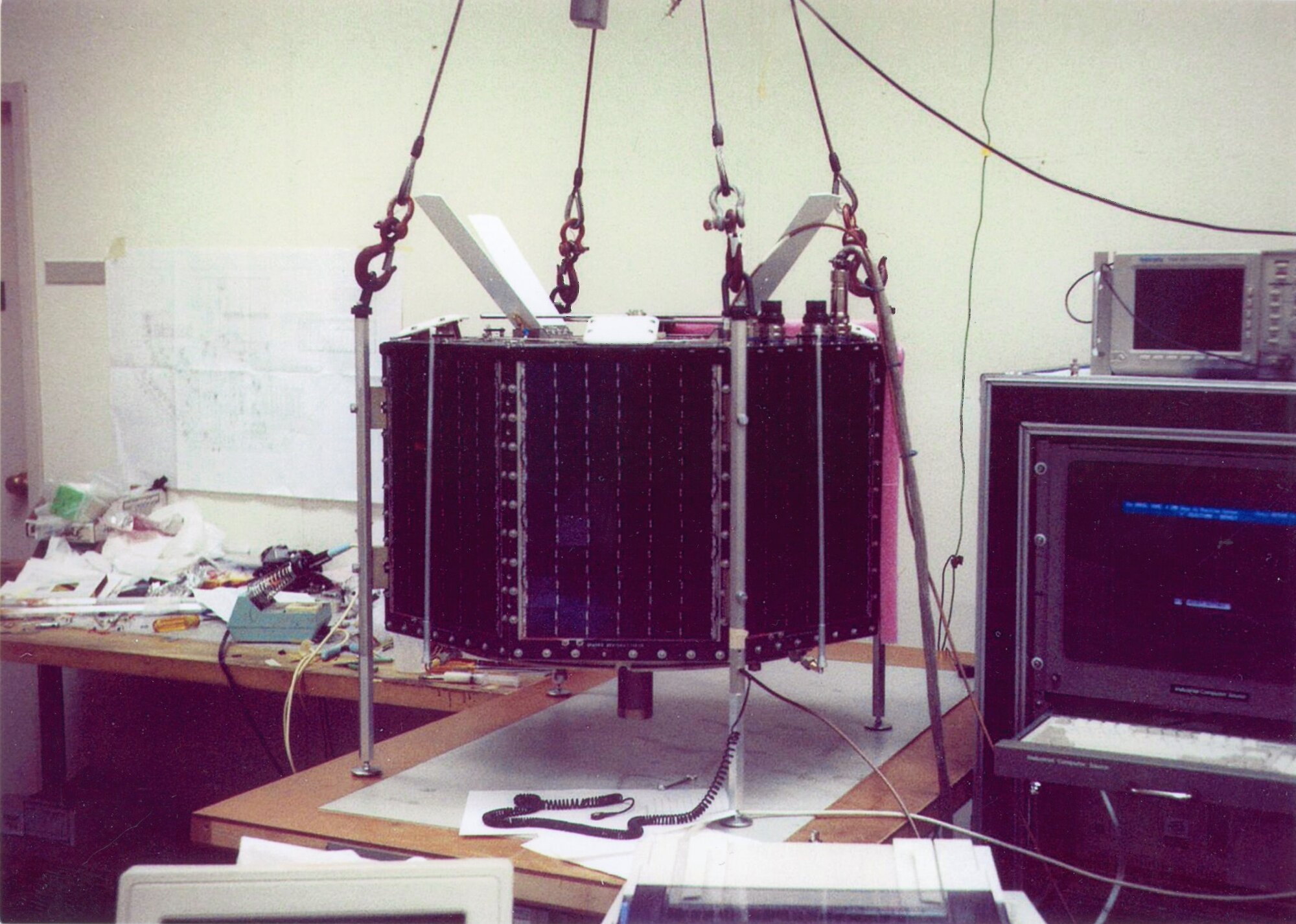 After Radar Calibration satellite's initial launch June 25, 1993, at Vandenberg Air Force Base, Calif., it remained operational for nearly 20 years until its last valid communication came in May.  It was expected to have a three-year lifecycle. (Courtesy photo)
