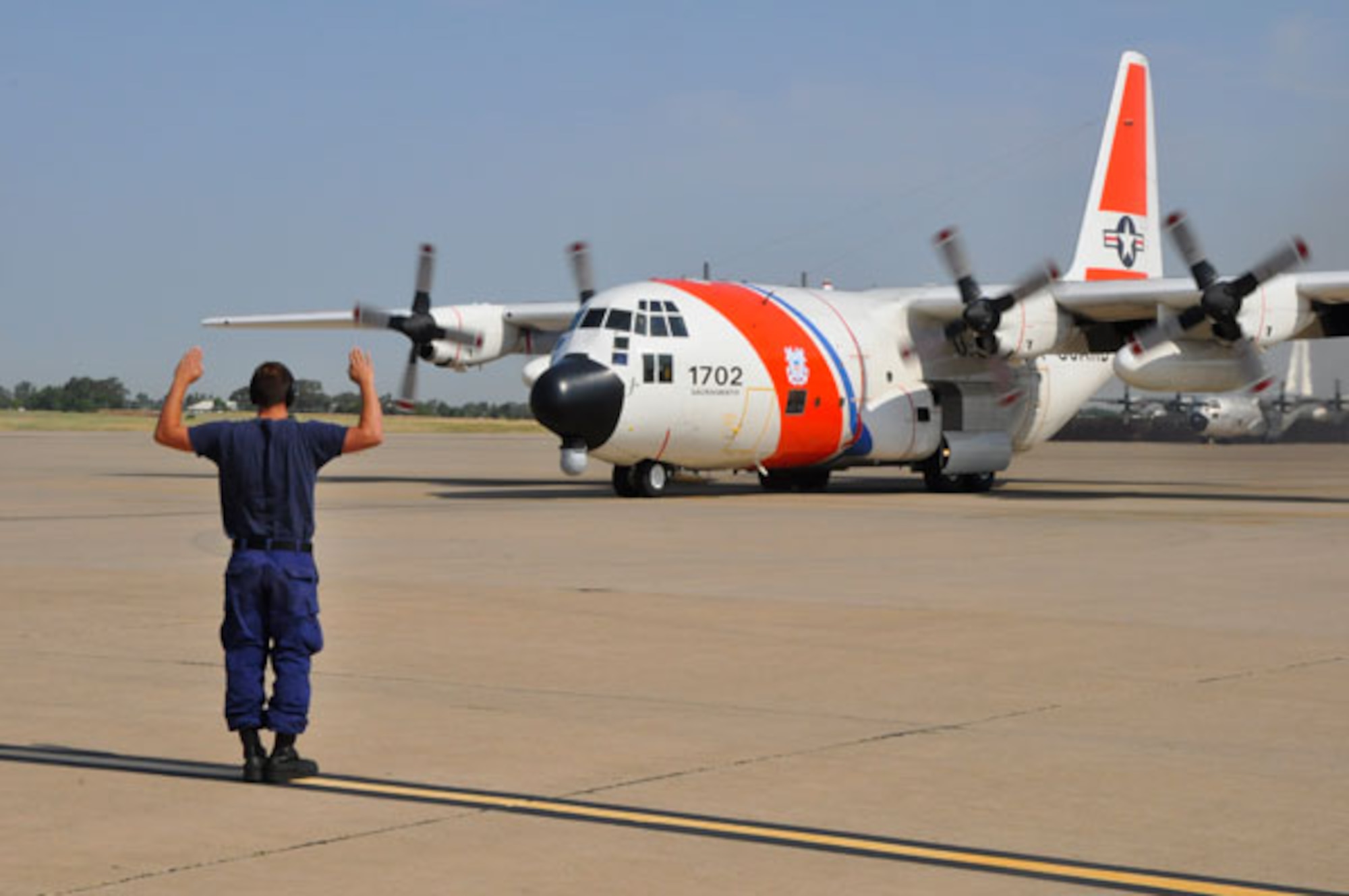 The remaining military aviation unit at the Former McClellan AFB is home to the Coast Guard Air Station Sacramento which operates four HC-130 Hercules fixed-wing aircraft with 189 personnel assigned to the unit.