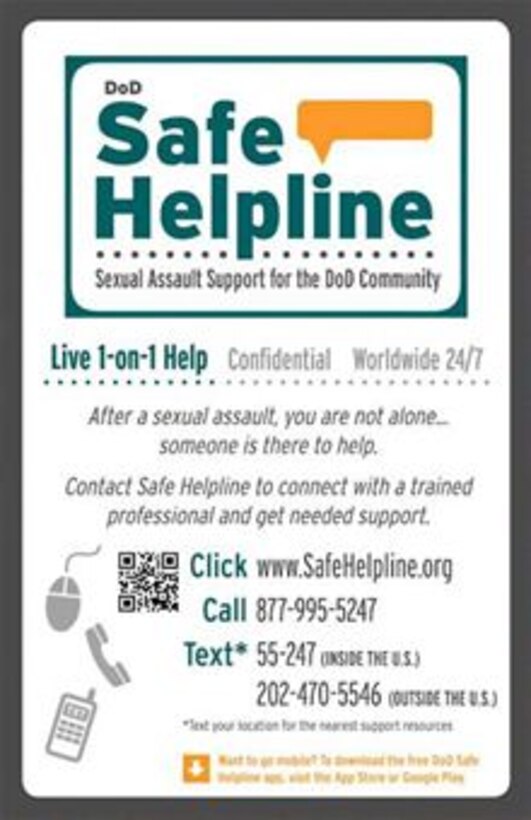 DoD Safe Helpline for military service members