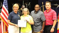 The Joint Base San Antonio community gathered July 20 at JBSA-Fort Sam Houston Community Center to thank military spouses. Unit first sergeants and chief petty officers from the Army, Navy, and Air Force nominated those spouses who have distinguished themselves for their unselfish contributions to service members and families’ quality of life. The event was attended by senior leaders from across the joint base. Music was provided by the Band of the West and attendees had the opportunity to learn about programs tailored to benefit military families. 

