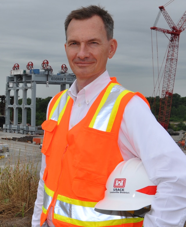 Mike Braden is the new division chief for the Olmsted Locks and Dam construction project.