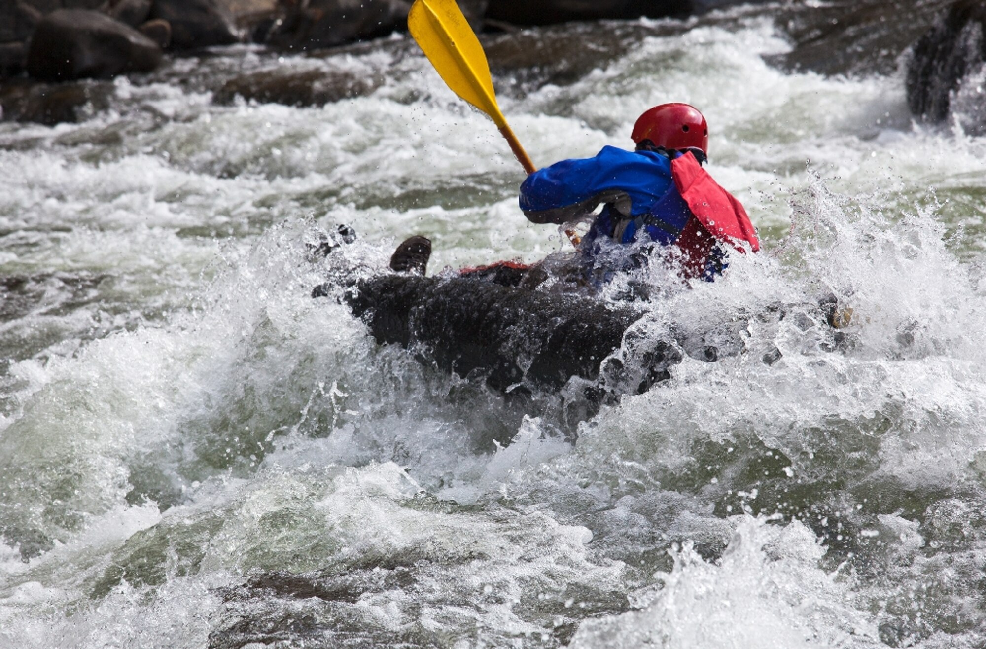 White water kayaking in rough waters (Courtesy photo)