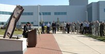 Army Lt. Gen. Frank Grass, U.S. Northern Command deputy commander, speaks to North American Aerospace Defense Command and USNORTHCOM members during a 9/11 remembrance ceremony at the commands' 9/11 Memorial Sept. 9.

