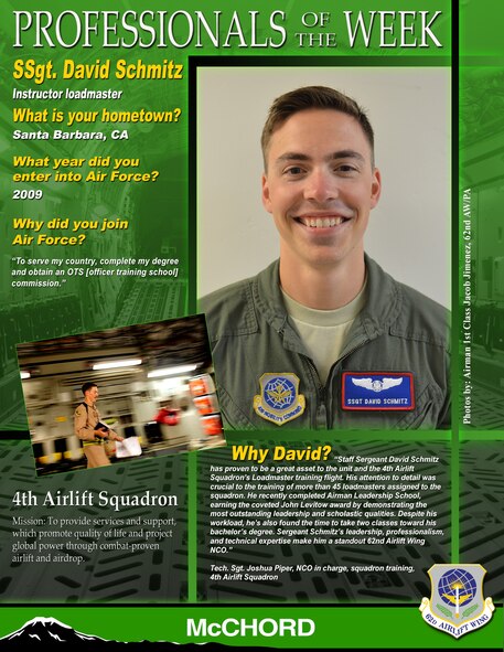 Staff Sgt. David Schmitz (U.S. Air Force graphic/Adamarie Lewis-Page)