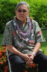 Former U.S. Army Capt. Myron “Skip” Kawakami sits and listens to remarks from Col. Johnny Roscoe, 15th Wing commander, during his Bronze Star medal ceremony at the 15th Wing headquarters building on Joint Base Pearl Harbor-Hickam, Hawaii, July 26, 2013. Roscoe officially presented Kawakami with a Bronze Star for meritorious achievement in ground operations against hostile forces during the Sept.1969 - Sept. 1970 time he was deployed to the Republic of Vietnam. (U.S. Air Force photo/Tech. Sgt. Jerome S. Tayborn)