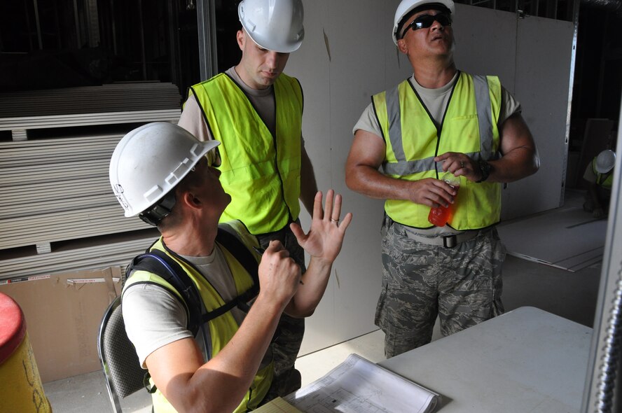 The 583rd RED HORSE completed their first deployed mission as a squadron during an Innovative Readiness Training project near Clarksdale, Miss., July 7-21. The RED HORSE squadron (Rapid Engineer Deployable Heavy Operational Repair Squadron Engineers) completed multiple structural, electrical and utilities tasks for the Fletcher Field Airport during the two-week deployment.  (U.S. Air Force Photo by Capt Joe Simms)

