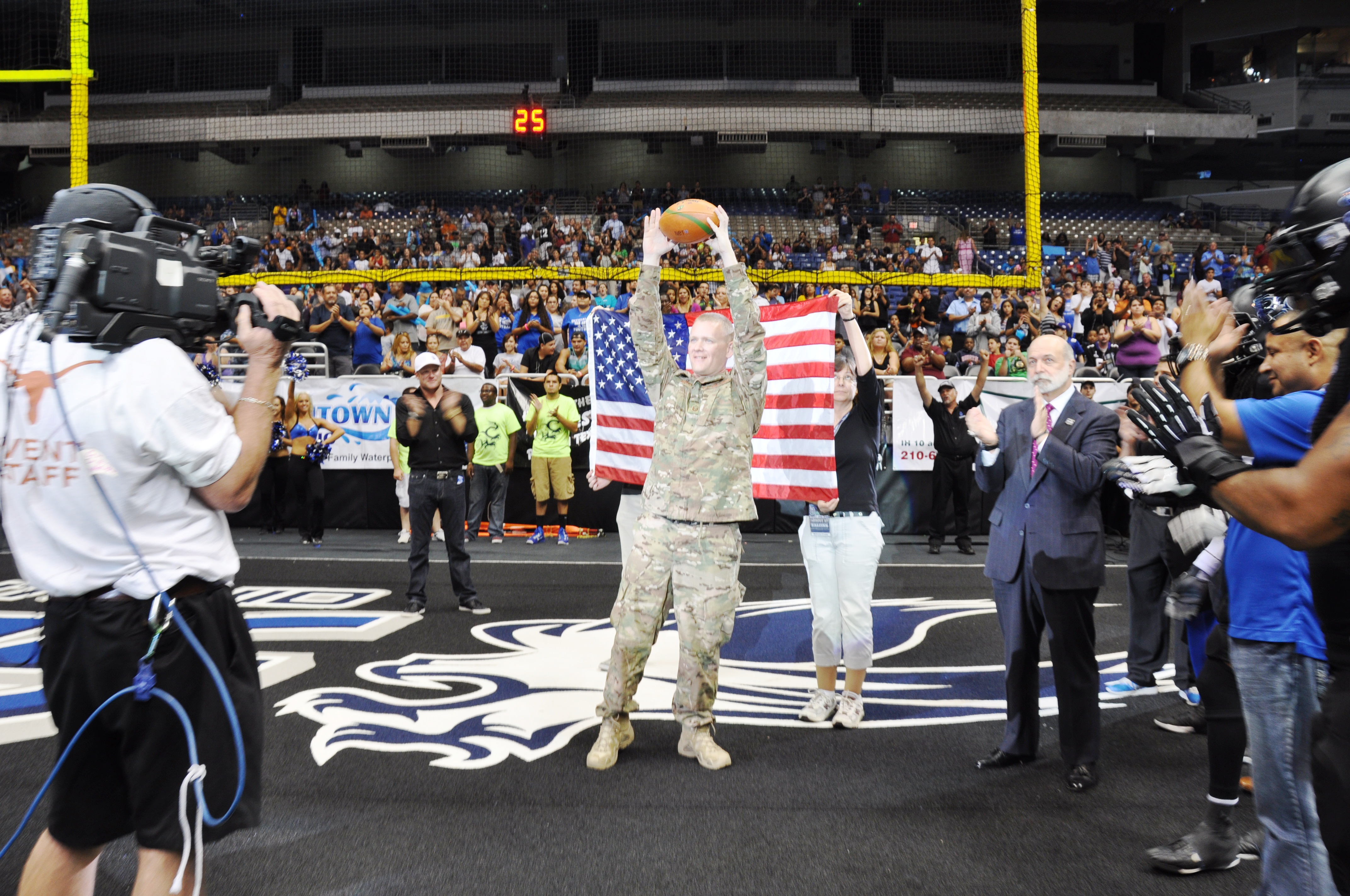 San Antonio Talons Honor Bronze Star Recipient