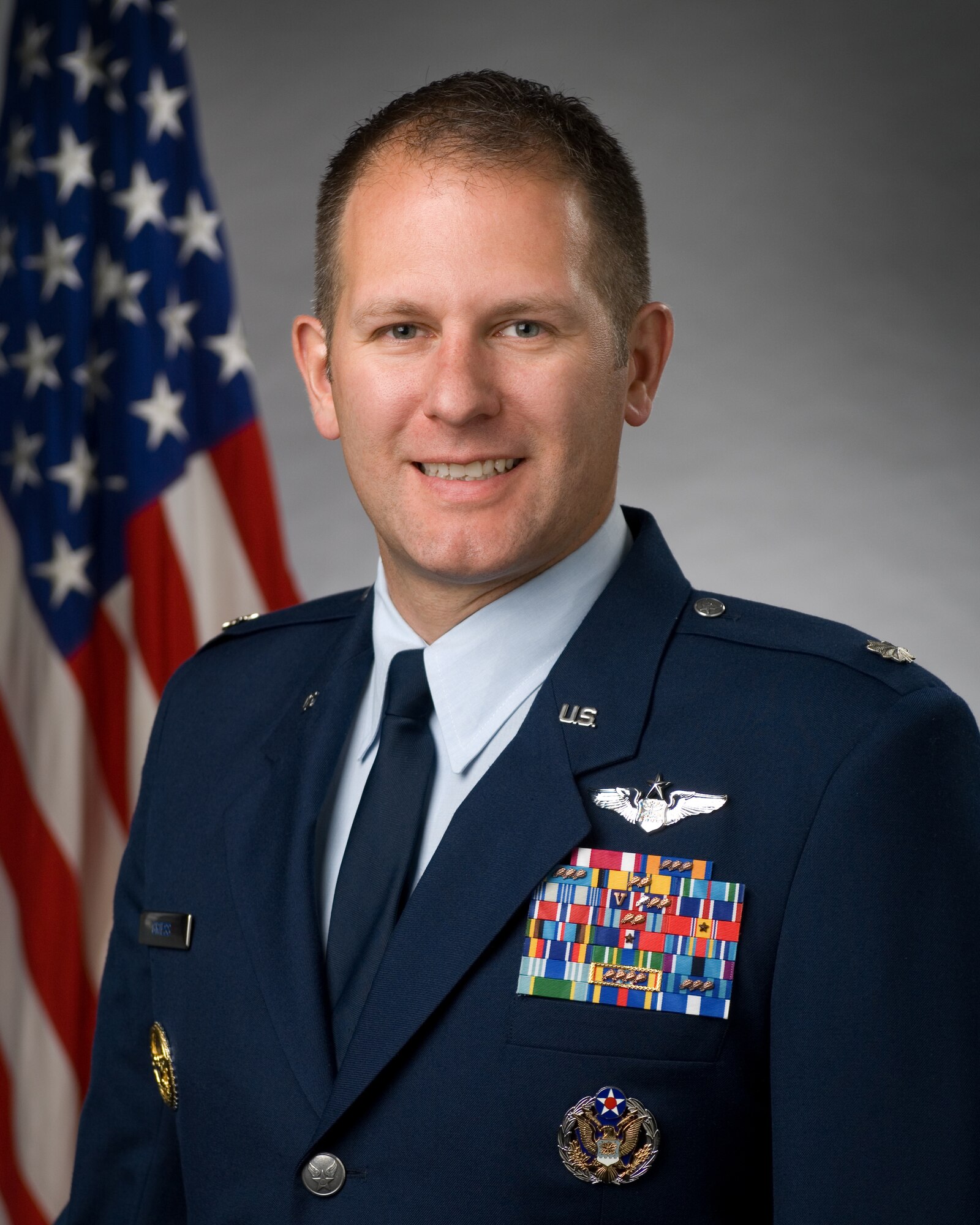 Lt. Col. Gabe Griess, 571st Mobility Support Advisory Squadron commander. (U.S. Air Force photo)