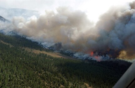 An Electronic Systems Center team recently helped establish remote communications capabilities that were used for command and control of firefighting efforts in California. ESC is located at Hanscom Air Force Base, Mass.