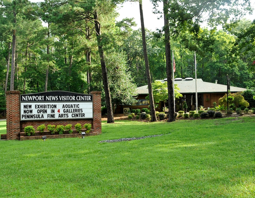 The Newport News visitors’ center, located inside Newport News Park, is available to provide information about the city and local attractions, such as maps and brochures to visitors. Newport News encompasses approximately 70 square miles and features more than 3,700 businesses and 36 parks. (U.S. Air Force photo by Staff Sgt. Wesley Farnsworth/Released) 