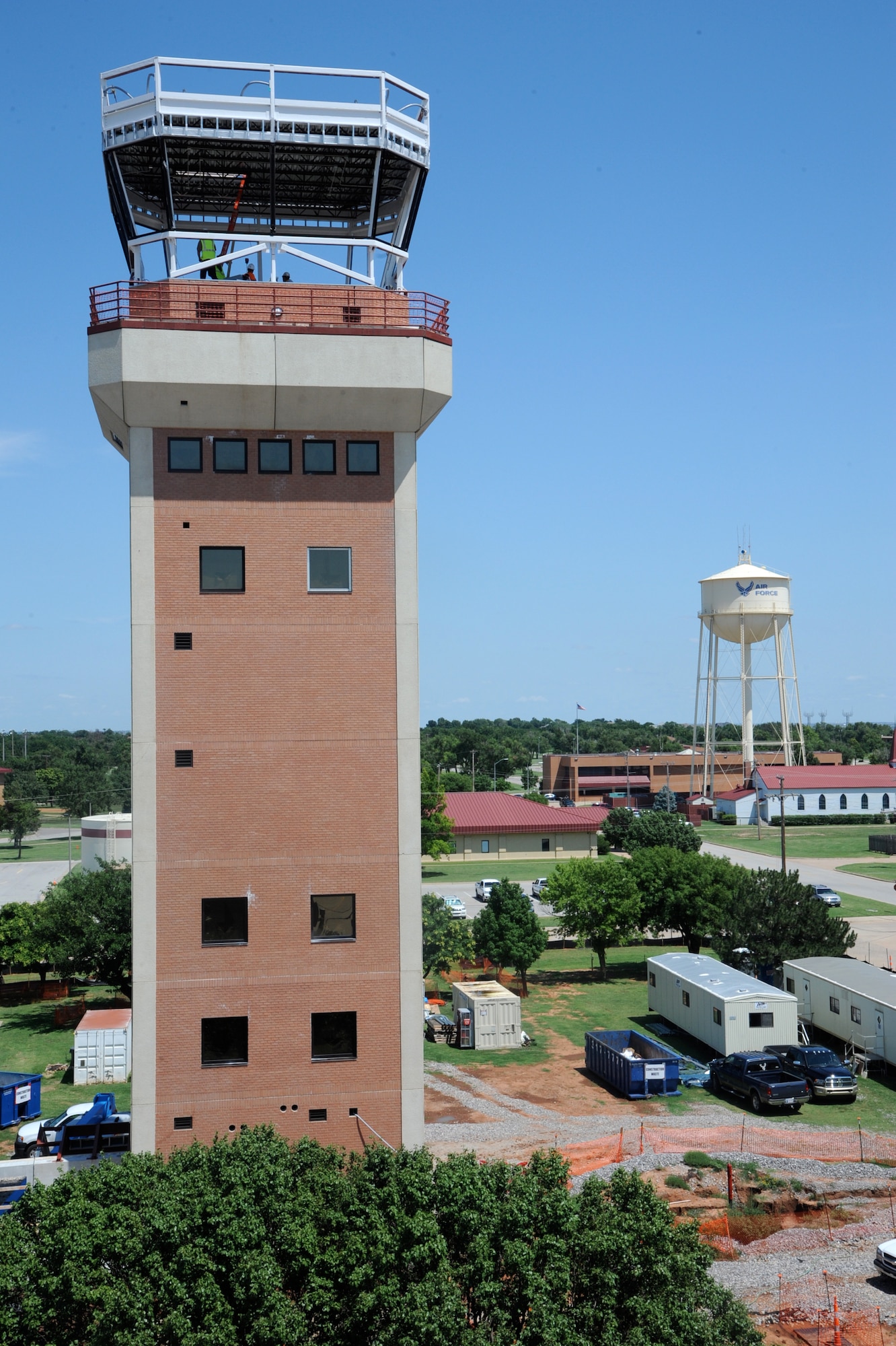 The completion date for the new control tower at Vance Air Force Base, Okla., initially scheduled for this summer, has been delayed until approximately February 2014. (U.S. Air Force photo/ Senior Airman Frank Casciotta)