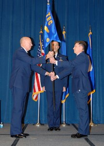 Col. Richard B. Howard assumes command of the I.G. Brown Air National Guard Training and Education Center at McGhee Tyson Air National Guard Base, Tenn., March 13 in a change of command ceremony presided over by Lt. Gen. Harry M. Wyatt III, the director of the Air National Guard. Howard is the former director of logistics for the National Guard Bureau at Andrews Air Force Base, Md.