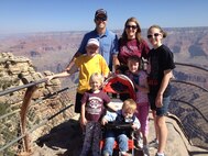 Col. Patrick E. Butler, 5th Maintenance Group commander, and his family said they are thrilled to be back at Minot Air Force Base, N.D. Butler had previously served as commander of the recently inactivated 5th Maintenance Operations Squadron from 2002 to 2005. (Courtesy photo)

