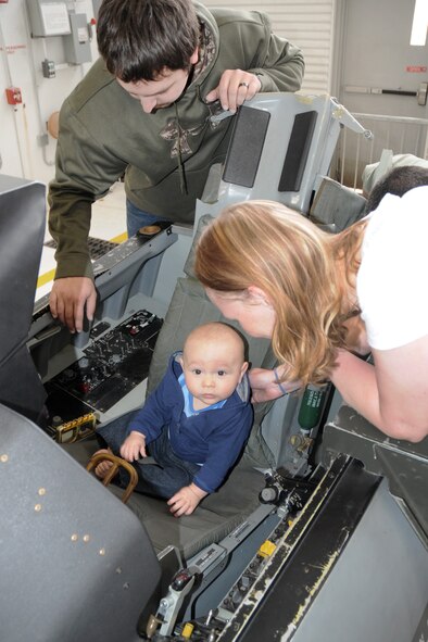 Members of the 132nd Fighter Wing (132FW), Des Moines, Iowa enjoy the unit's 2013 Family Day held at the 132FW on Saturday, June 1, 2013.  (U.S. Air National Guard photo by Staff Sgt. Linda K. Burger/Released)