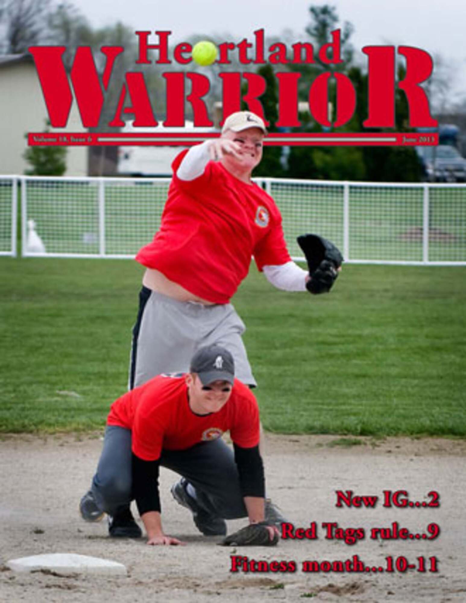 GRISSOM AIR RESERVE BASE, Ind. -- The June edition of the Heartland Warrior is now online. This issue contains 12 pages of news, photos and information about Grissom and the 434th Air Refueling Wing. (U.S. Air Force graphic/Tech. Sgt. Doug Hays) 