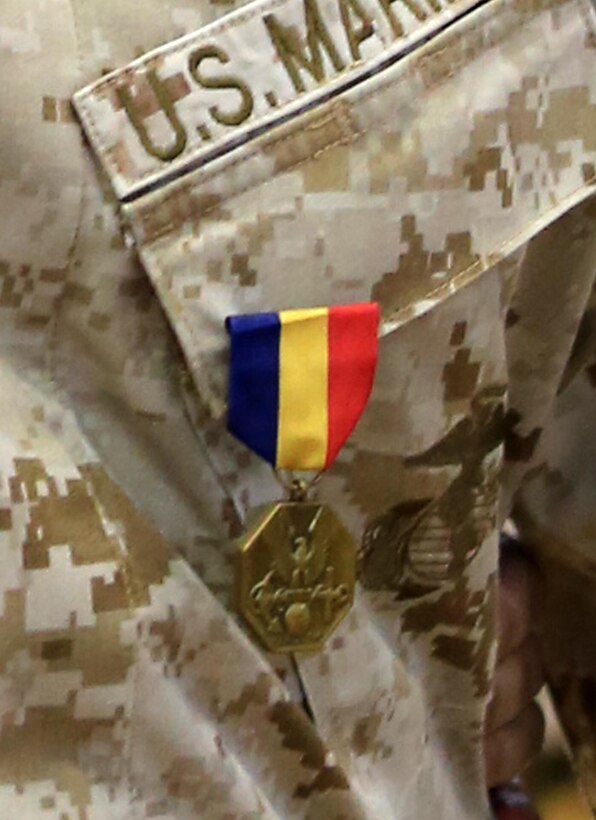 The Navy and Marine Corps Medal is the highest non-combatant medal awarded by the Department of the Navy to member of the U.S. Navy and Marine Corps. The medal may be awarded to service members who distinguish themselves by heroism not involving actual conflict with an enemy while serving in any capacity within the Navy or Marine Corps.


