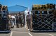 California Air National Guardsmen assigned with the 561st Air National Guard Band of the West palletize band equipment at Moffett Federal Airfield, Calif., to be transferred to the 562nd Air National Guard Band of the Southwest, Channel Islands, Calif., June 1, 2013.  The 561st Band of the West, which traces its roots back to 1942, is to be deactivated and the remaining members along with their equipment relocated to Channel Islands where they will continue to perform their duties.  (U.S. California Air National Guard Photo by John D. Pharr III/Released)