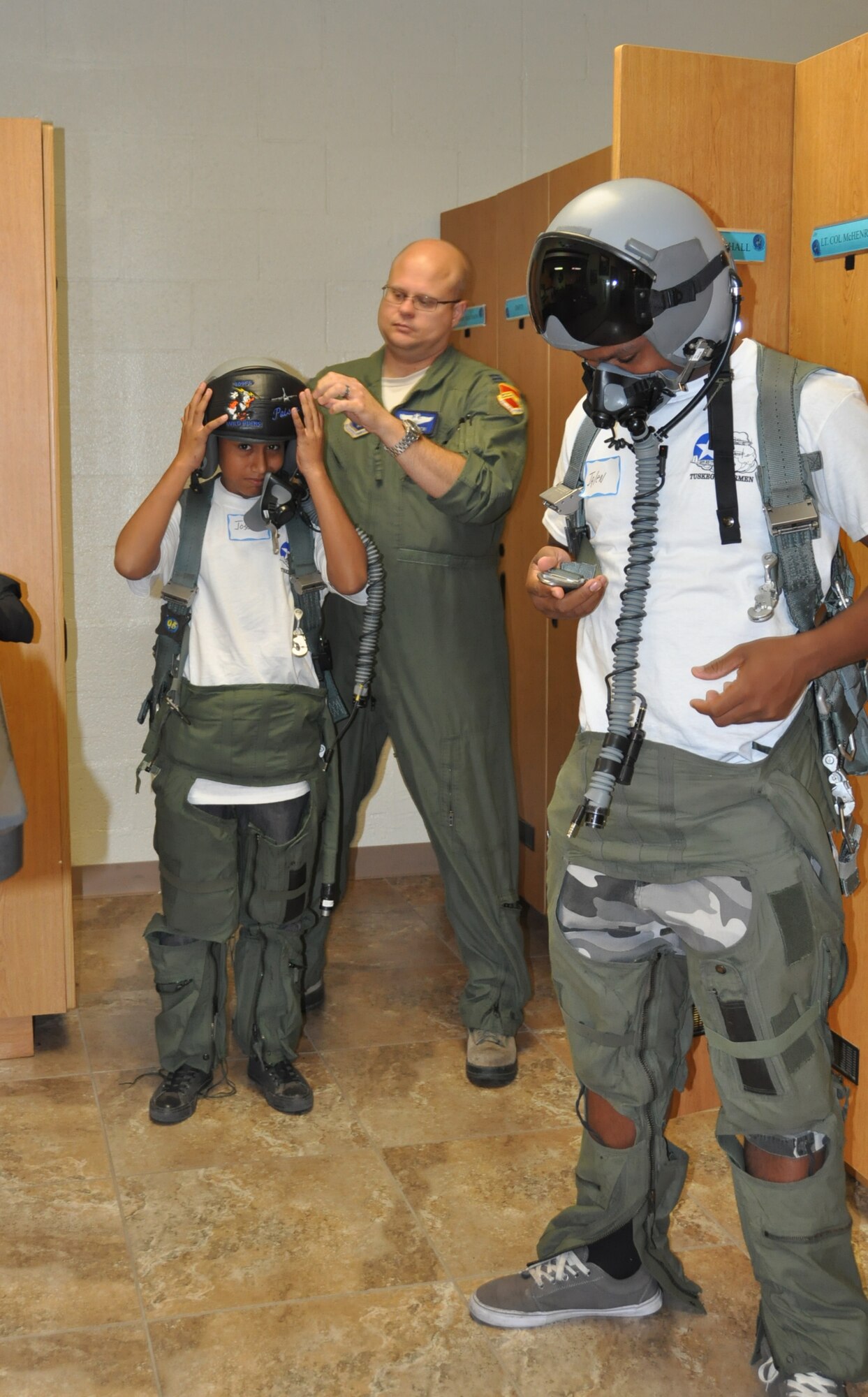 Seventeen students, with a desire to fly, had the chance to explore the world of aviation during the Aviation Career Education (ACE) Academy last week.  The highlight of the week long program was a tour and the chance to experience flying in a simulator at Luke Air Force Base, Ariz.  