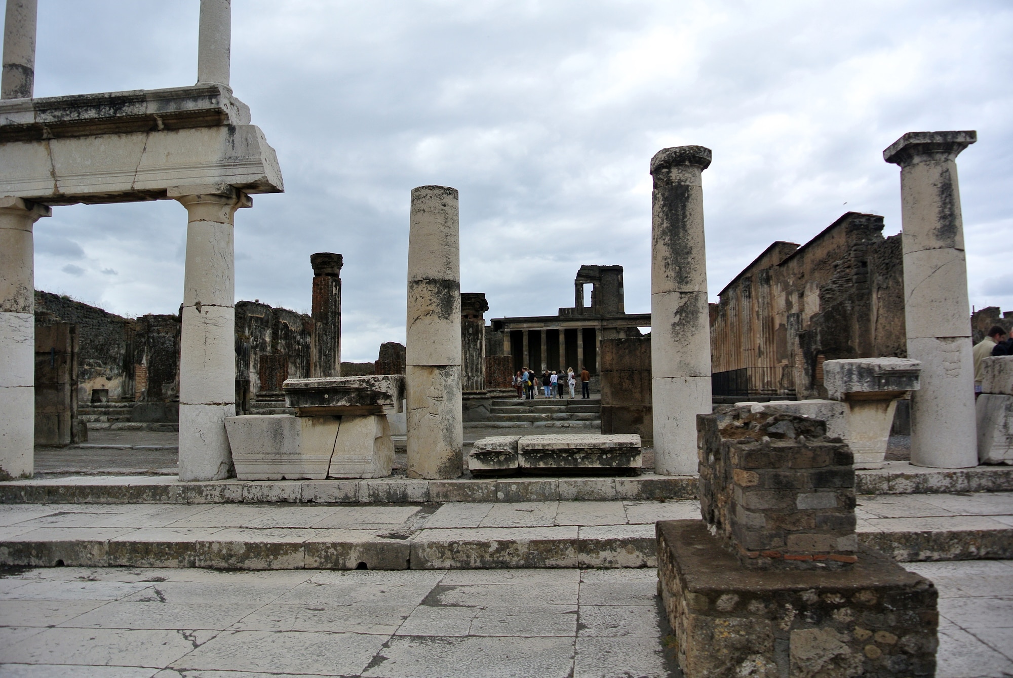 Originally an ancient Roman city, Pompeii was destroyed by Mount Vesuvius during an eruption in A.D. 79 AD. Pompeii is one of Italy’s most popular tourist attractions in Italy with Chiostro del Paradiso. (U.S. Air Force photo/Senior Airman Michael Battles)