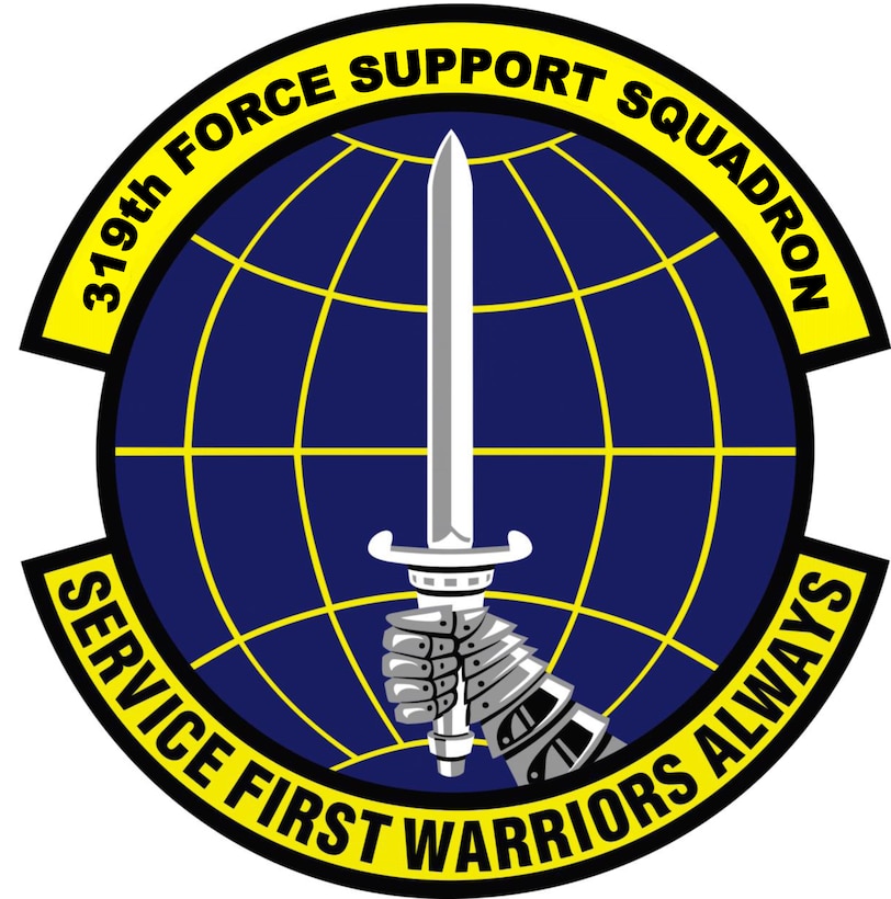 319th Force Support Squadron shield (Color/reformatted)