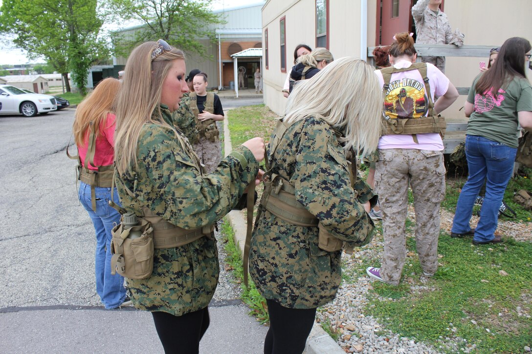 Spouses show teamwork