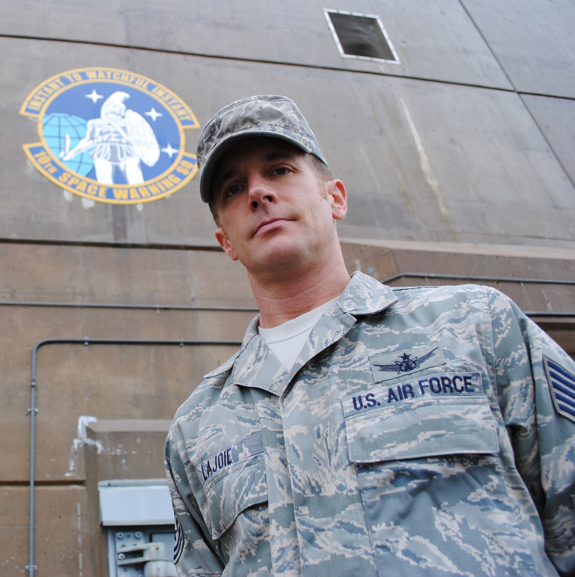 Tech. Sgt. Kelby Lajoie, from the 10th Space Warning Squadron at Cavalier Air Force Station, N.D., is Grand Forks Air Force Base, N.D.’s Warrior of the Week for first week of June 2013. The 319th Air Base Wing at Grand Forks AFB supports the 10th SWS.  (U.S. Air Force photo/Staff Sgt. Luis Loza Gutierrez)