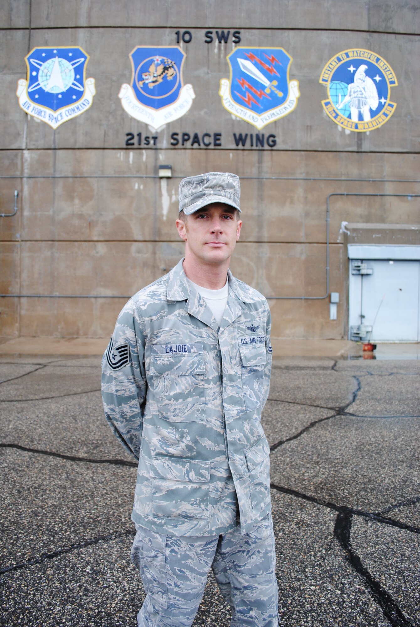 Tech. Sgt. Kelby Lajoie, from the 10th Space Warning Squadron at Cavalier Air Force Station, N.D., is Grand Forks Air Force Base, N.D.’s Warrior of the Week for first week of June 2013. The 319th Air Base Wing at Grand Forks AFB supports the 10th SWS.  (U.S. Air Force photo/Staff Sgt. Luis Loza Gutierrez) 