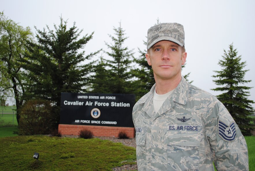 Tech. Sgt. Kelby Lajoie is Grand Forks Air Force Base’s Warrior of the Week for first week of June 2013. Lajoie is assigned to the 10th Space Warning Squadron at Cavalier Air Force Station, N.D. The 319th Air Base Wing at Grand Forks AFB, N.D., supports the 10th SWS.  (U.S. Air Force photo/Staff Sgt. Luis Loza Gutierrez) 
