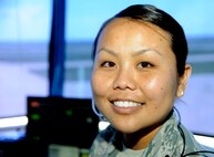 Senior Airman GawMaoMee Champion, an air traffic controller with the 71st Operations Support Squadron, is the 71st Flying Training Wing Airman of the Month for May. (U.S. Air Force photo/ Senior Airman Frank Casciotta)