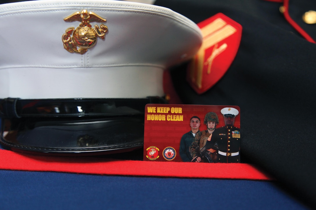 Values cards issued to Marines, sailors