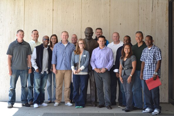 Members of the cadre from the 343rd Training Squadron learned what pressures this nation's leaders faced before the decision to enter the Vietnam conflict by getting to role play key descision makers and do a little pre-debate research. (U.S. Air Force Courtesy Photo)