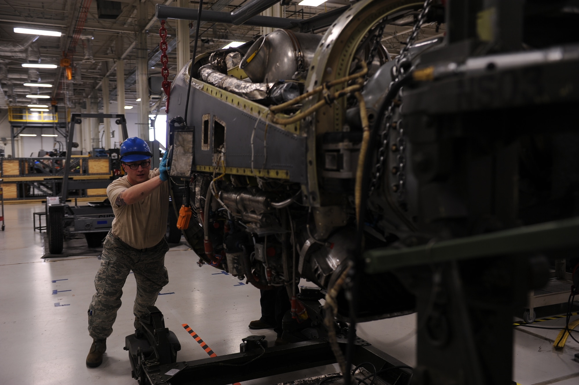 The 19th Maintenance Squadron is the world’s largest C-130 unit composed of approximately 1,800 Airman and civilians working around the clock in a variety of global combat airlift missions, and without the help of the 19th Component Maintenance Squadron Centralized Repair Facility’s none of that would be possible. Engines are dismantled and propellers are stripped here before being thoroughly inspected and rigorously tested before flight. The work this shop carries out is imperative to the Combat Airlift mission. Without engines and props the C-130 mission would not get off the ground. The 19th CMS abilities stretch beyond the mission here at Little Rock Air Force Base, Ark. Some of the engines worked on at the 19th CMS’ are completely disassembled for inspection then rebuilt, inspected again and returned to Air Force Special Operation Command where it will be used on specialized mission aircraft. 