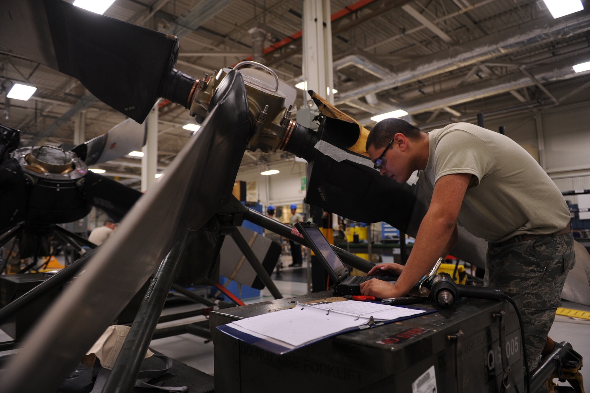 The 19th Maintenance Squadron is the world’s largest C-130 unit composed of approximately 1,800 Airman and civilians working around the clock in a variety of global combat airlift missions, and without the help of the 19th Component Maintenance Squadron Centralized Repair Facility’s none of that would be possible. Engines are dismantled and propellers are stripped here before being thoroughly inspected and rigorously tested before flight. The work this shop carries out is imperative to the Combat Airlift mission. Without engines and props the C-130 mission would not get off the ground. The 19th CMS abilities stretch beyond the mission here at Little Rock Air Force Base, Ark. Some of the engines worked on at the 19th CMS’ are completely disassembled for inspection then rebuilt, inspected again and returned to Air Force Special Operation Command where it will be used on specialized mission aircraft. 
