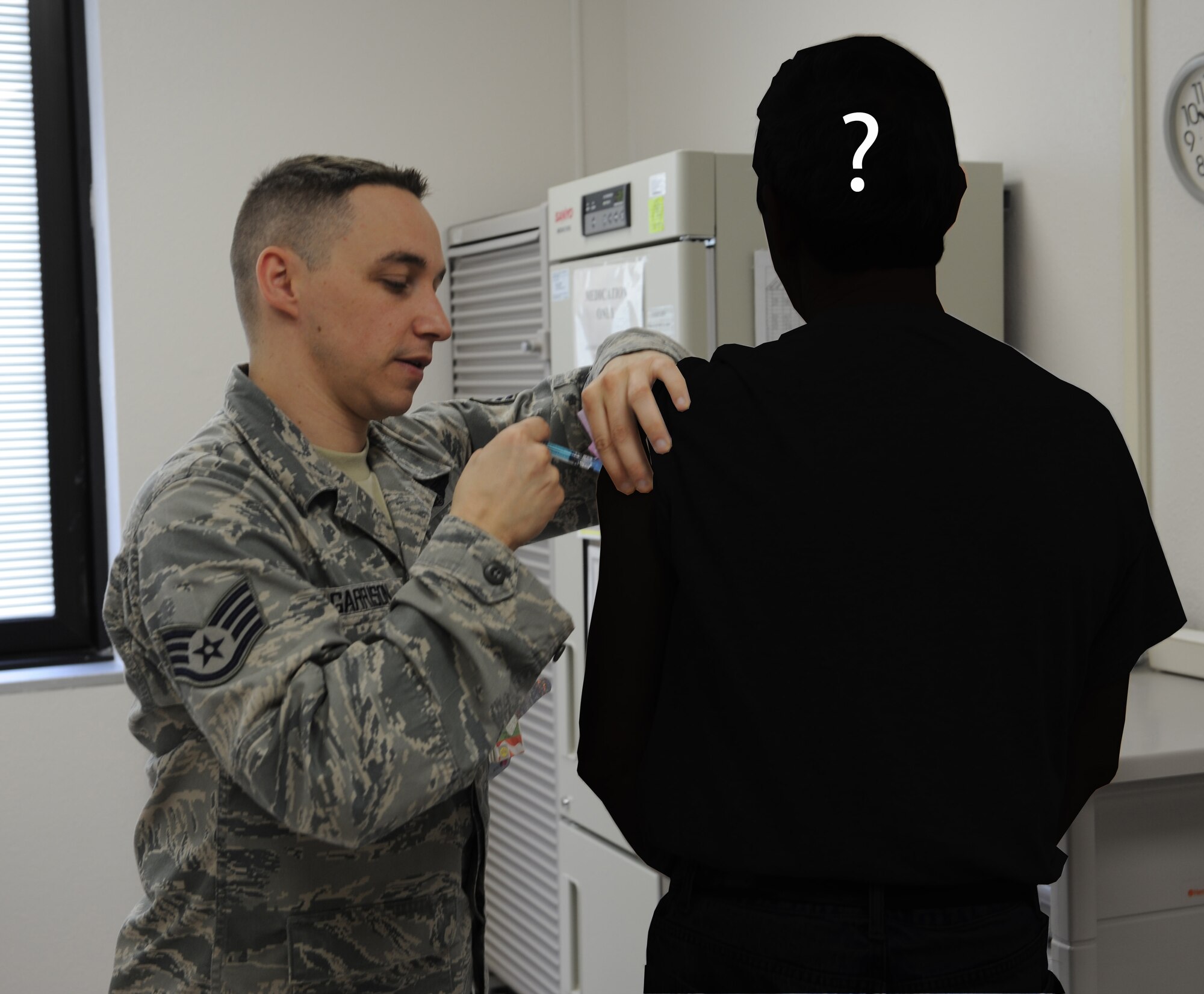 The 375th Medical Group Mystery Patient Program has patients secretly survey the Scott Family Health Clinic to monitor its performance at Scott AFB.The Mystery Patient program is designed to monitor the 375th Medical Group’s performance in key
areas affecting customer service, such as patient safety and quality of care. (U.S Air Force illustrative photo/Staff Sgt. Maria Bowman)