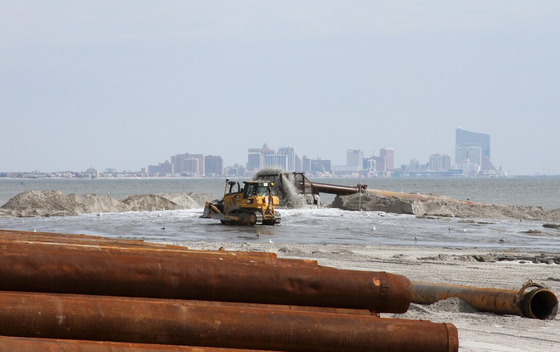 The Great Egg Harbor and Peck Beach, (Ocean City) project was first constructed in 1992 and has been periodically nourished over the years resulting in a wider beach. The project is designed to reduce damages from coastal storms.  