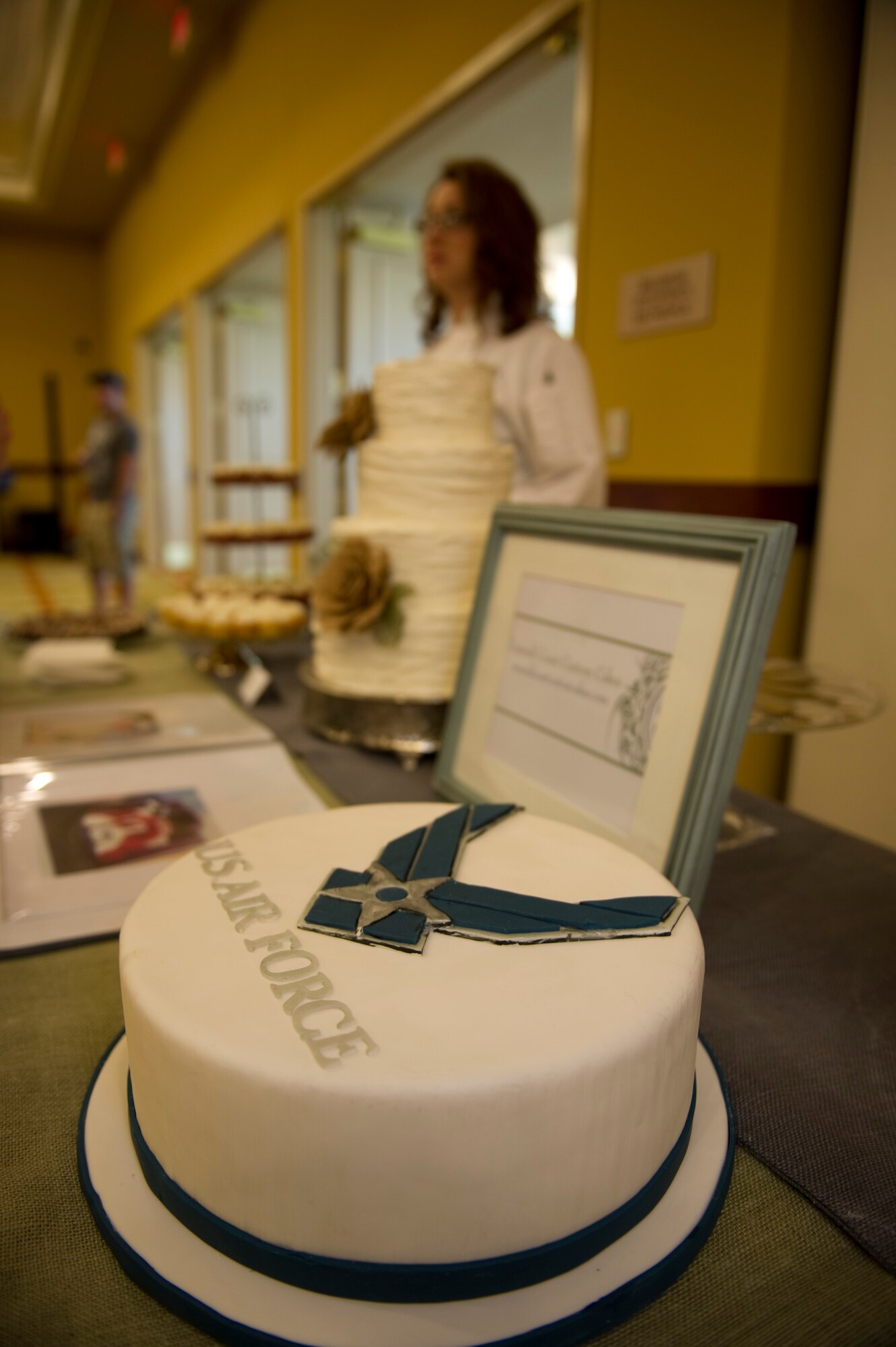 Hurlburt Field's Soundside Club hosted a bridal expo open to the public June 2, 2013. The bridal expo showcased the Soundside Club as a wedding venue and gave vendors the opportunity to network with future brides that may be interested in purchasing merchandise and utilizing their services. (U.S. Air Force photo by Staff Sgt. John Bainter)