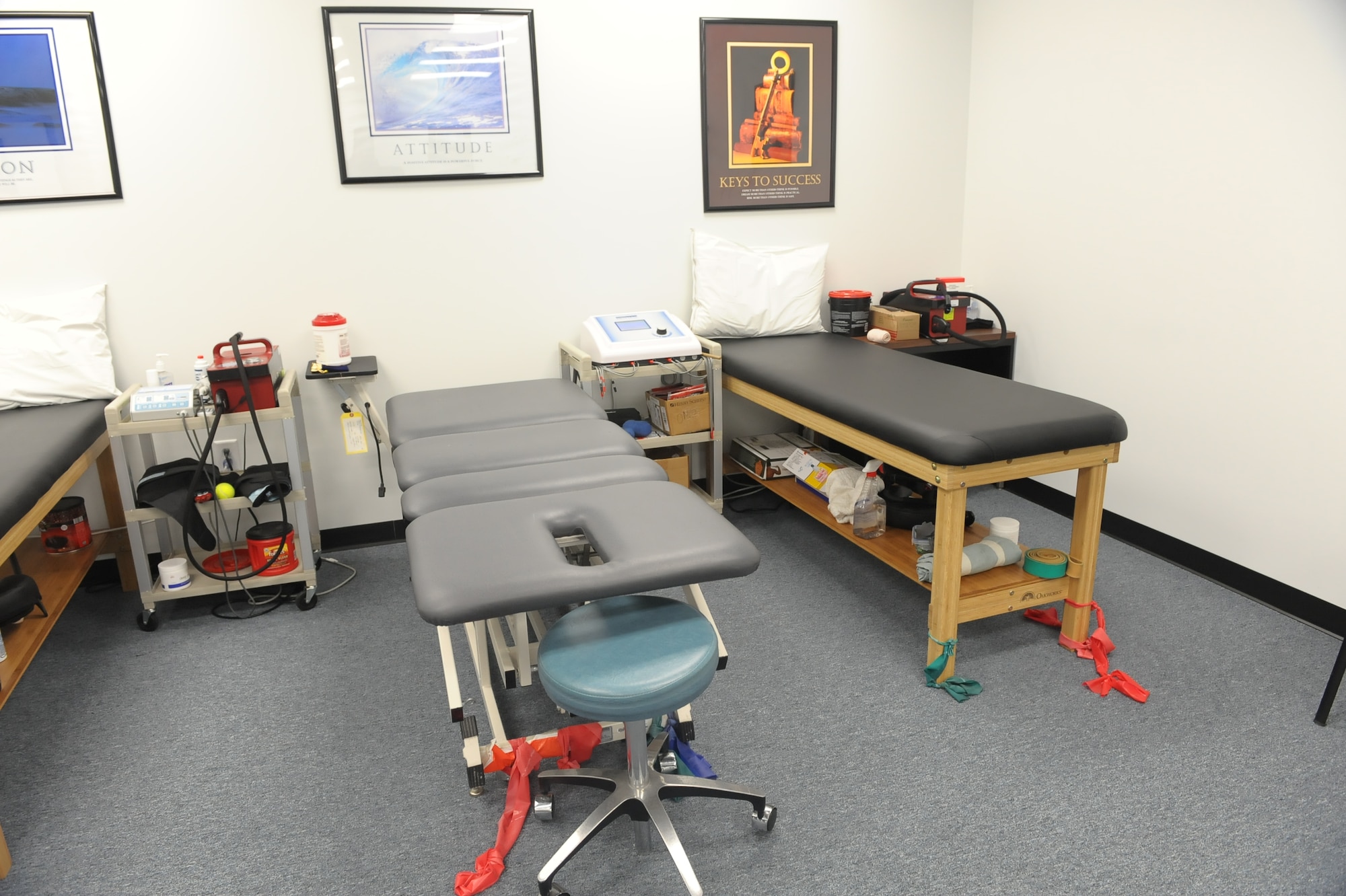 The new 2,000-square-foot clinic will allow those who work in industrial areas of the Warner Robins Air Logistics Complex access to health professionals, notably within a few minutes’ walk from most work sites. (U.S. Air Force photo by Raymond Crayton/Released)