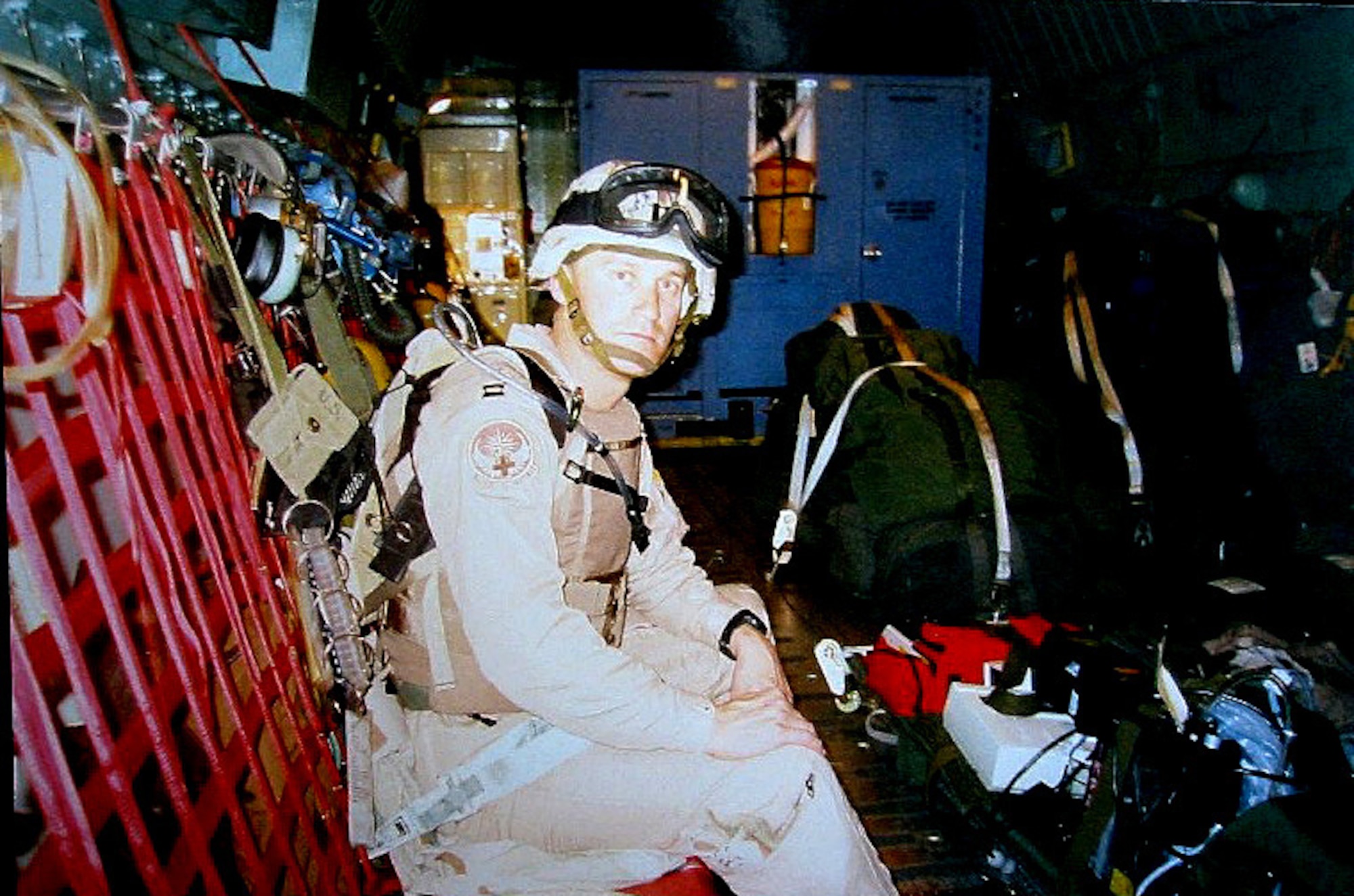While assigned to the 446th Aeromedical Evacuation Squadron here as a flight nurse, now retired Capt. Ed Hrivnak deployed in 2003 to Southwest Asia, and developed post-tramatic stress after his return. He has written two books about his experience and speaks to a variety of audiences about PTSD. (U.S. Air Force file photo)