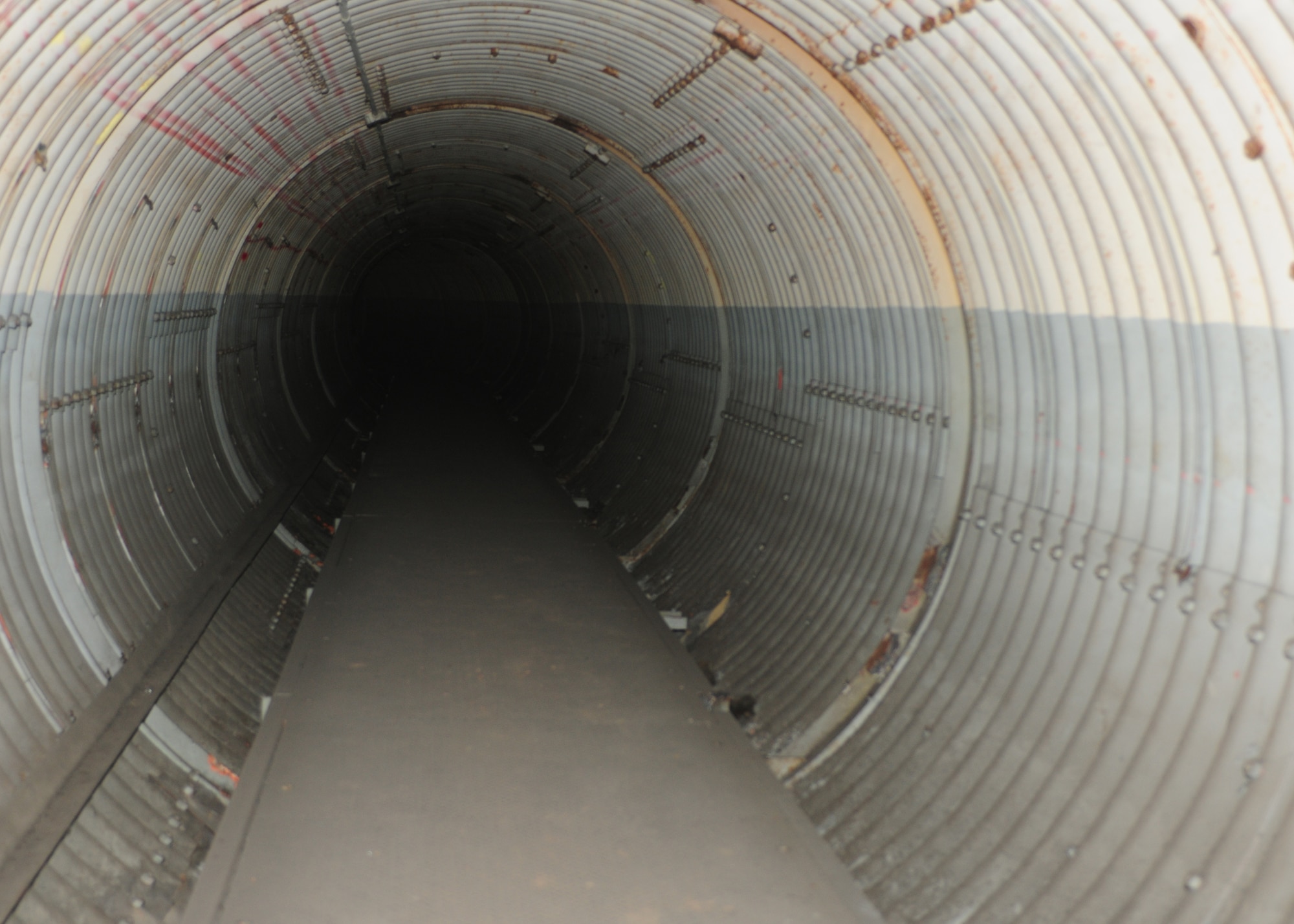 A photo of what used to be the 851st Strategic Missile Squadron, Titan 1 Intercontinental Ballistic Missile Complex 4C tunnels at Chico, Calif., May 23, 2013. This complex is currently privately owned and is not open to the public. (U.S. Air Force photo by Senior Airman Allen Pollard/Released)