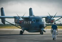The Air Force Special Operations Command-owned C-145 Skytruck is now the primary aircraft on the 919th Special Operations Wing flightline at Duke Field. The aircraft is used in Aviation Foreign Internal Defense training, the new mission of the reserve wing. The wing’s 5th Special Operations Squadron currently trains active-duty and reserve Airmen on the new mission. The 711th Special Operations Squadron will be reserve operational AVFID squadron with its active-duty counterpart the 6th Special Operations Squadron. (U.S. Air Force photo/Tech. Sgt. Samuel King Jr.)