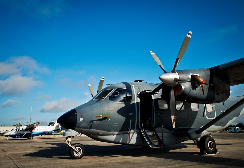 The Air Force Special Operations Command-owned C-145 Skytrucks are now the primary aircraft on the 919th Special Operations Wing flightline at Duke Field. The aircraft is used in Aviation Foreign Internal Defense training, the new mission of the reserve wing. The wing’s 5th Special Operations Squadron currently trains active-duty and reserve Airmen on the new mission. The 711th Special Operations Squadron will be reserve operational AVFID squadron with its active-duty counterpart the 6th Special Operations Squadron. (U.S. Air Force photo/Tech. Sgt. Samuel King Jr.)